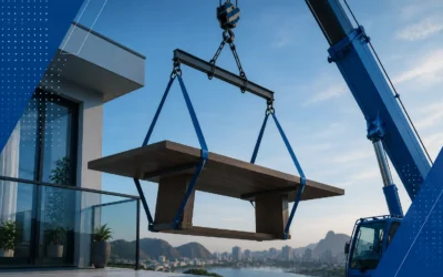 Serviço de içamento no Recreio dos Bandeirantes: como evitar danos durante o transporte de móveis